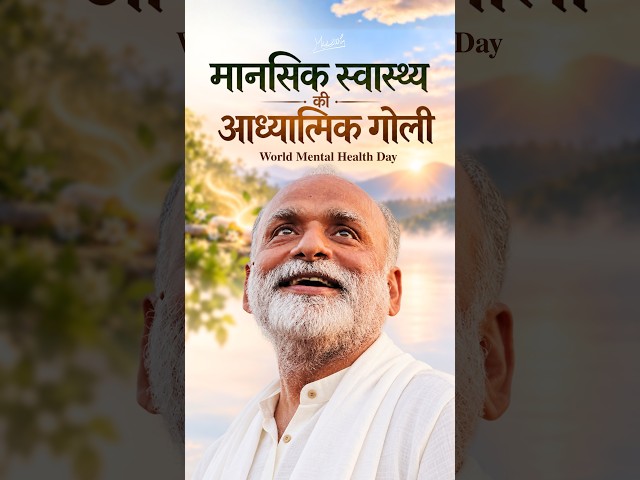मानसिक स्वास्थ्य की आध्यात्मिक गोली | World Mental Health Day 2026