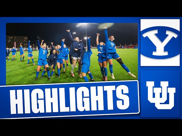 BYU Women's Soccer vs Utah| Full Game Highlights (2025)