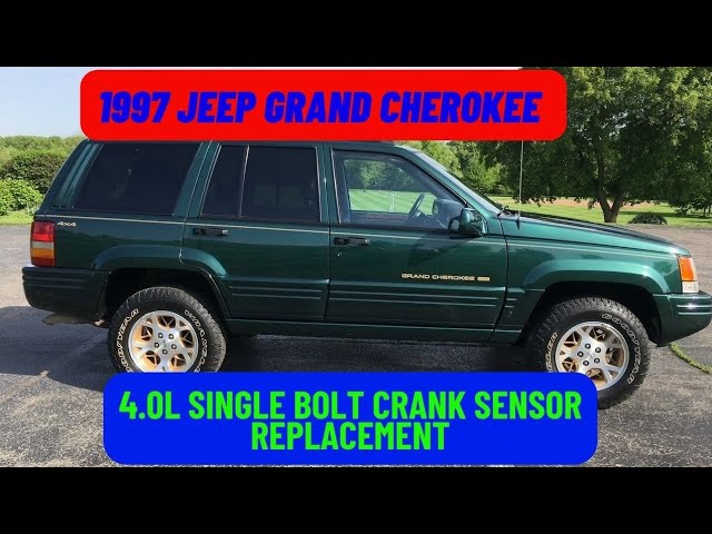 1997 Jeep Grand Cherokee Crank sensor  replacement. single bolt 4.0l engine.