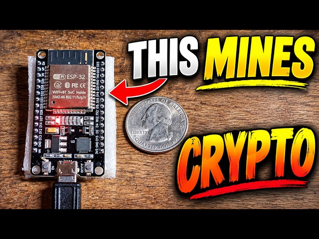 I Built A Tiny Cryptocurrency Miner With An ESP32 Microcontroller