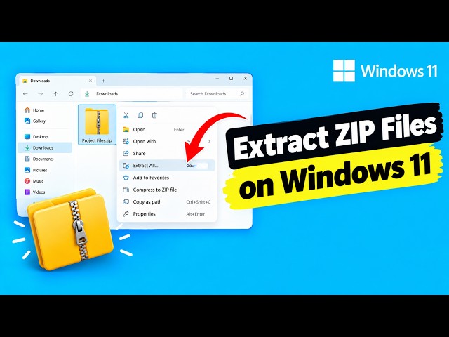 How to Extract ZIP Files on Windows 11