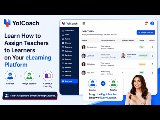 Learn How to Assign Teachers to Learners on Your eLearning Platform