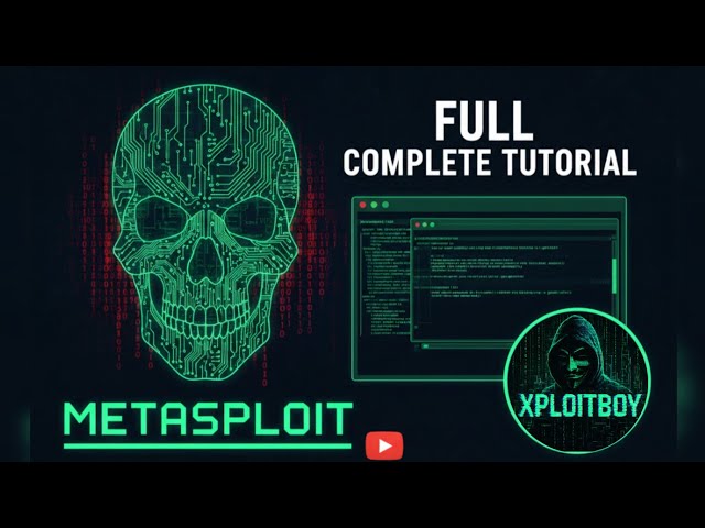 Metasploit Complete Tutorial 2025 🔥 | Learn Ethical Hacking & Penetration Testing Step by Step