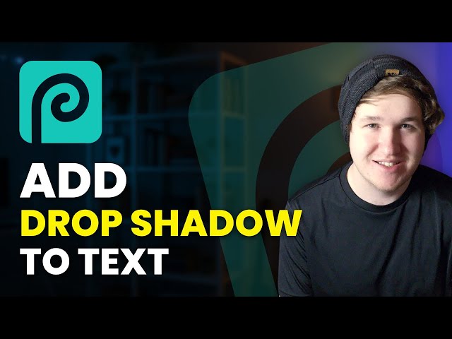How To Add Drop Shadow Text Effect In Photopea (Step By Step)