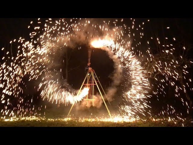 Steel wool firework 5 -Spark wheel