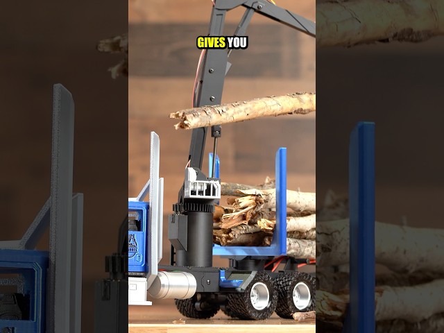 3D Printed RC Logtruck #3dprinting #rc