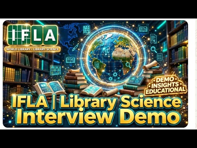 IFLA in Library science interview | Kvs Nvs Librarian interview and Demo 