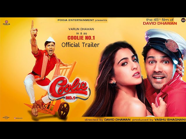 Coolie No. 1 Movie, Varun Dhawan, Sara Ali Khan, Govinda, Dawid Dhawan, Coolie No.1 Movie Trailer