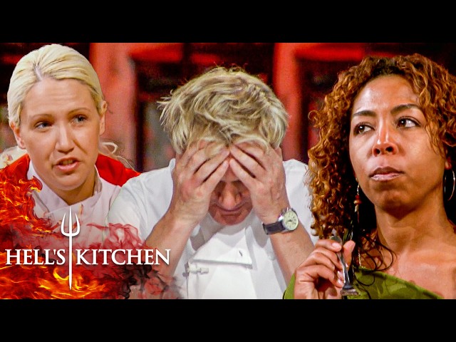 Chef Ignores All Instructions as Pescatarian's Served Bacon Covered Scallops | Hell's Kitchen