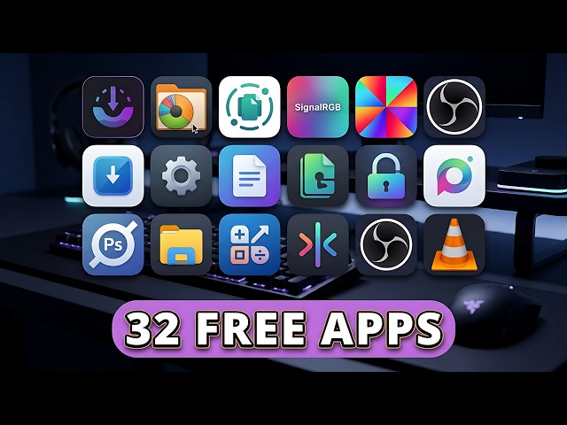 32 Free Software/Programs Every PC Needs 2026