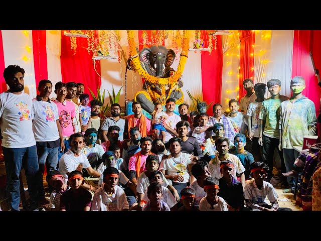 Pamidi sri vidya vinayaka friends circle laddu action and immersion #pamidi #ganesh #god 