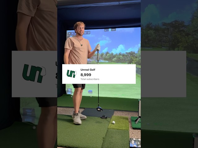 Hey I’m Sandro and I make golf simulator content ✌️