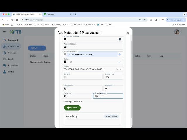 ADD MetaTrader 4 & 5 to HFT8 Web-Based Copier