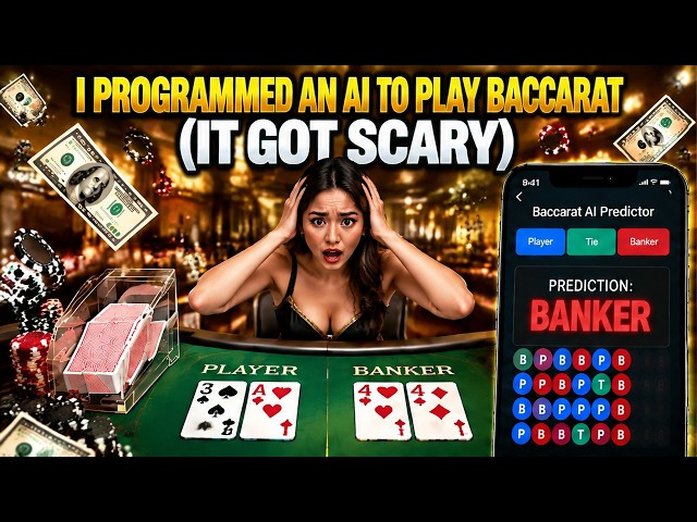 I Programmed an AI to Play Baccarat (It Got Scary)