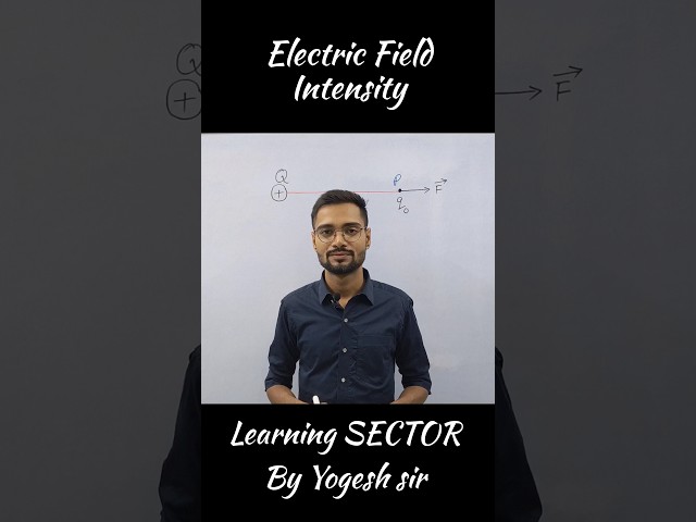 Electric Field Intensity ⚡ | Definition, Formula & Concept | Class 12 Physics | Learning SECTOR