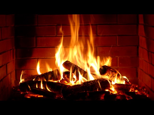 Fireplace Ambience – Cozy Fire for Relaxation & Background Viewing