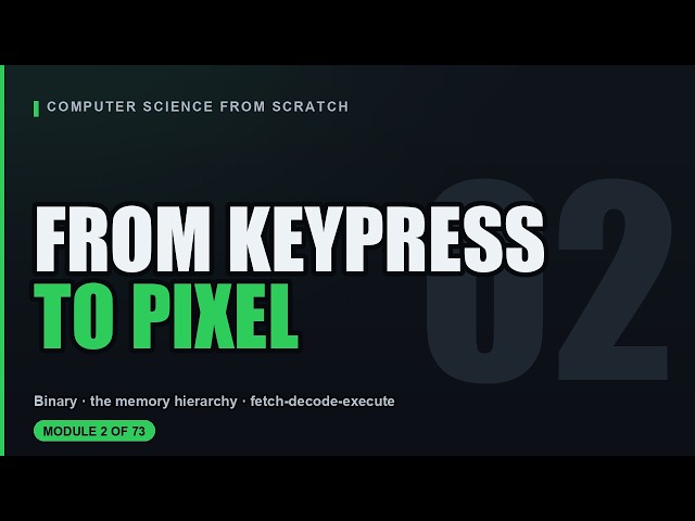 Computer Science Module 2: How a Computer Actually Works — Binary, Memory and the CPU Cycle