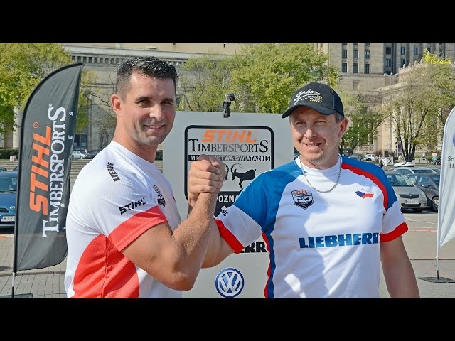 Mistrzostwa Świata STIHL TIMBERSPORTS® Series 2015. Cięcie i rąbanie drewna. Drozdek Komarek