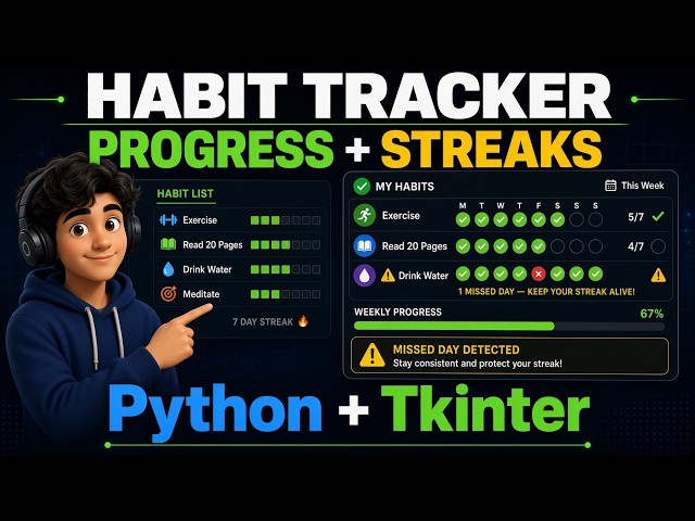 Build a Python Habit Tracker with a Progress Bar and Missed-Day Streak Warning