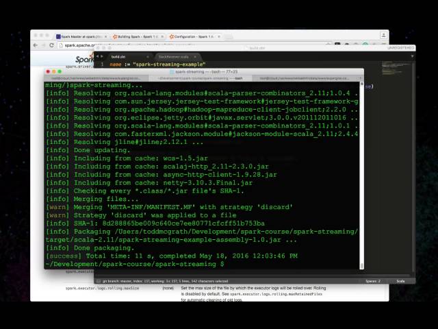 Spark Deploy with two slf4j jars