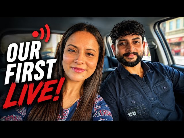 Our First live ♥️! Just us things 😌