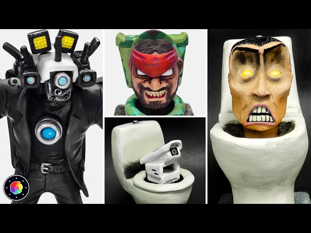 CREATING SKIBIDI TOILET... and it's VERY DISTURBING! (Boss Camera, G-Man and...) #2 Play-Doh | Pl...