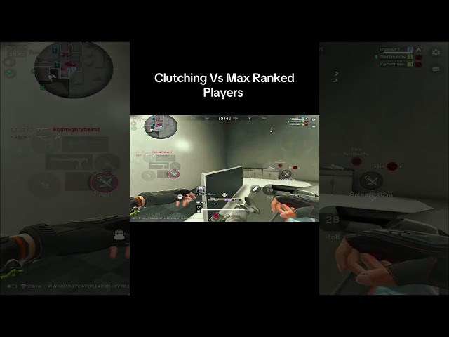 Clutching Vs Max Ranked Players Delta Force Mobile🔥 #deltaforcegame #panda40k #ad #deltaforcemobile