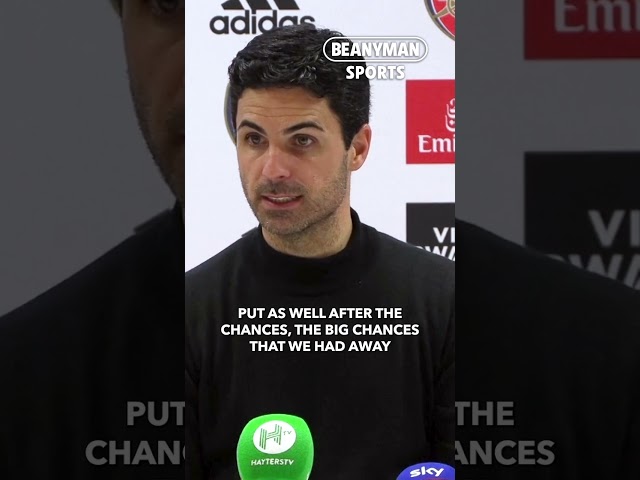 'We HAD THEM! We had the chance to win! It’s a shame because we really had them!' | Mikel Arteta