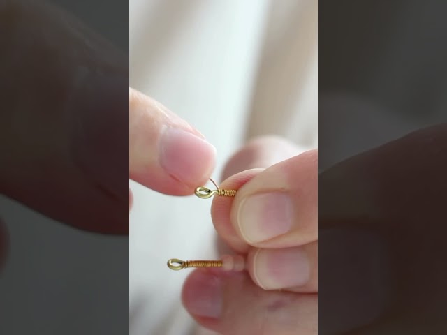 Beaded Oval Hoop Earrings Tutorial | Easy Wire Jewelry