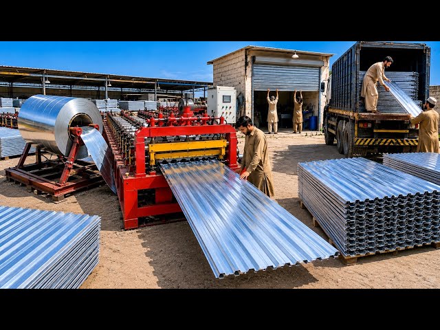 How Shop Shutters Are Made From Steel Sheets | Amazing Factory Process