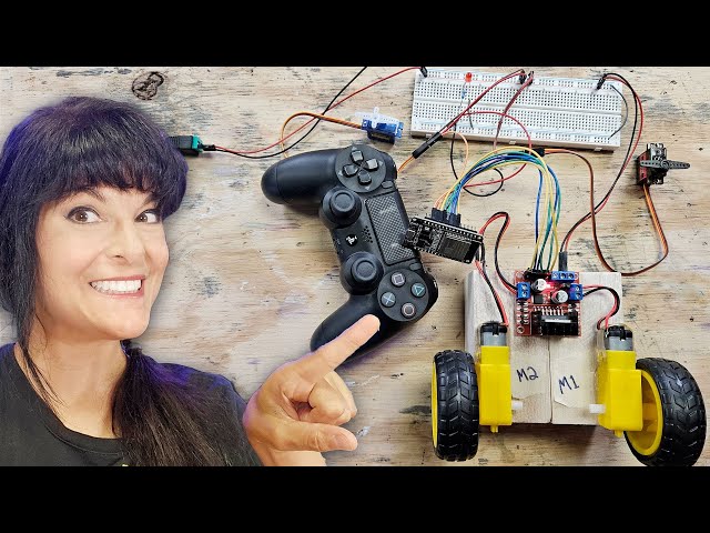 Control Motors, Servos and LEDs with a Game Controller & ESP32