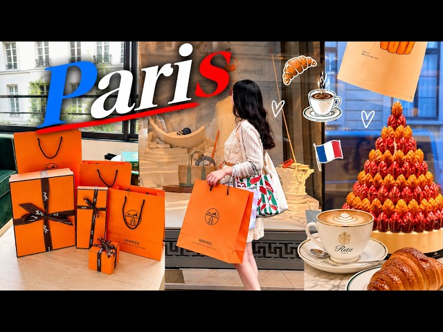 Hermès Bag in Paris 🇫🇷 Bakery Hopping, Cafés & My Paris Favs