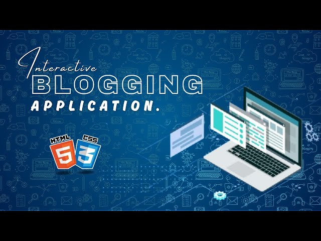 You Won't Believe How Easy it is to Build a Blogging App with HTML & CSS