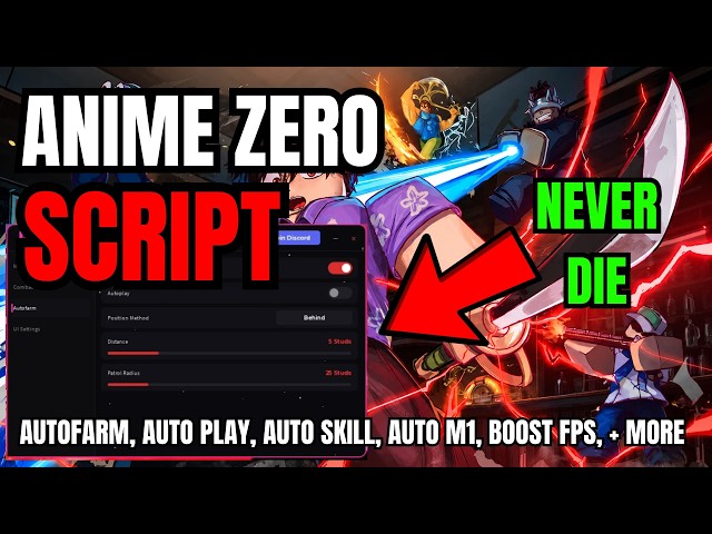 [ NEW ] Roblox Anime Zero OP Script | Autofarm, Auto Play, Auto Skill, Auto M1, Anti AFK, + More