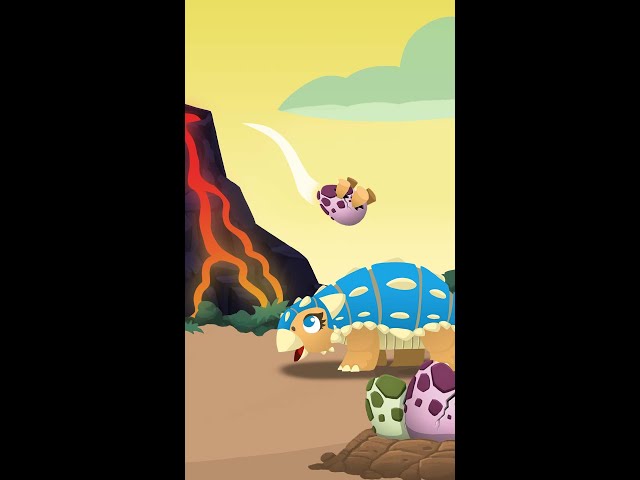 DiNO EGG ADVENTURE!! Baby Dinosaur explores the new Dino Planet in Adley's Playspace! #shorts