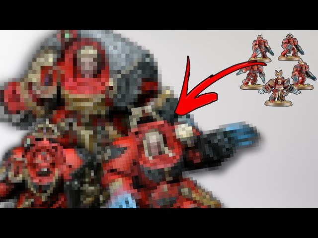 Kitbashing CUSTOM Blood Angels Assault Terminators