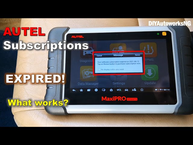 Will Autel STOP WORKING after subscription ends? Will my Scan Tool WORK WITHOUT a SUBSCRIPTION?