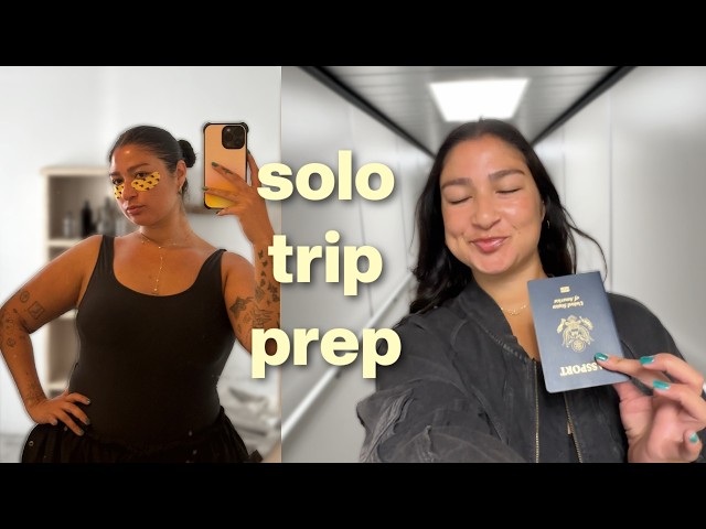 Preparing for my solo trip | living alone vlog