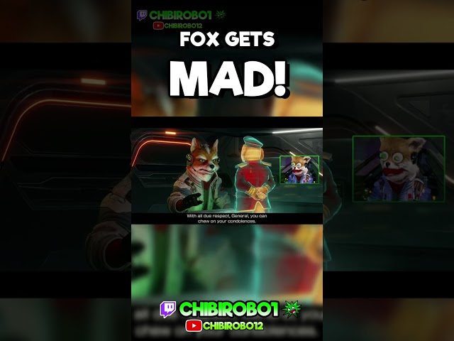 FOX RAGES IN THIS CUTSCENE! #starfox #switch2 #gaming