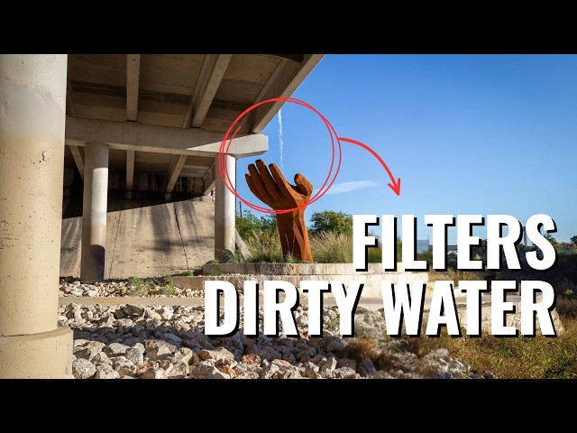 The Sculpture That Solves a Dirty Problem in San Antonio