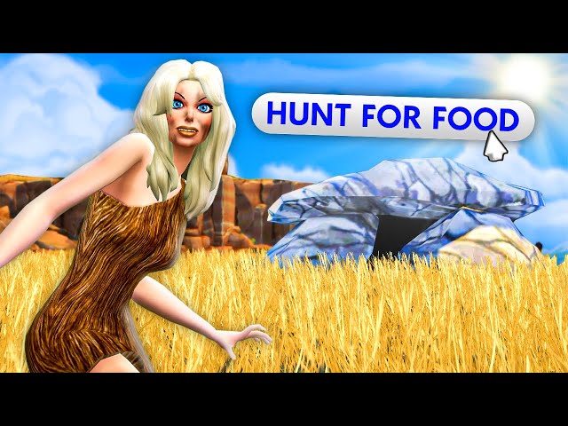 Can my sim survive the Stone Age?