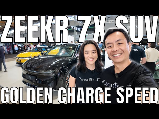 Zeekr 7X Walkthrough: Fast Charging SUV at Everything Electric 2025