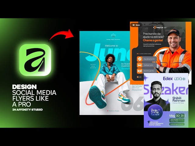 Creating premium flyers in affinity studio