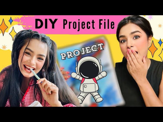 DIY Project File😱 Summer Vacation Project😱 #crafteraditi #handmade #DIY #projectfile #schoolproject