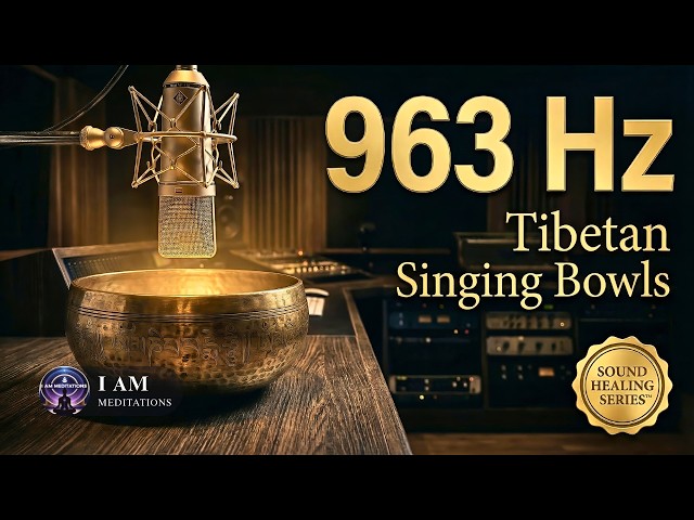 963 Hz Tibetan Singing Bowls | Solfeggio Meditation Music | The Sound Healing Series™