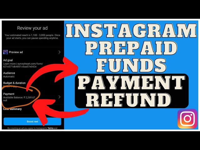 How to Get a Refund From Instagram Prepaid Funds Payment || Instagram Payment Refund || Boxput