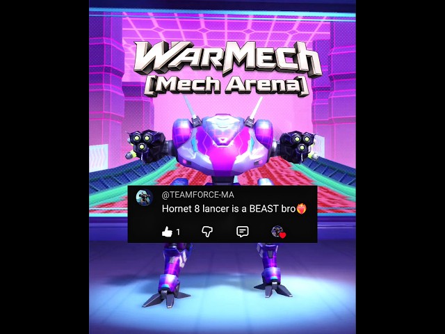 Lancer + Hornet 8 🔥☠️ [Mech Arena] #mecharena