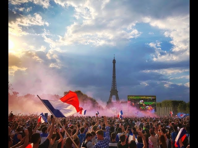 Paris reaction to the 2018 World Cup Final - 1SE Freestyle