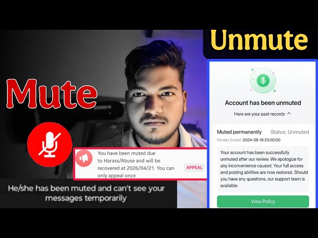 StarMaker ID Mute to Unmute