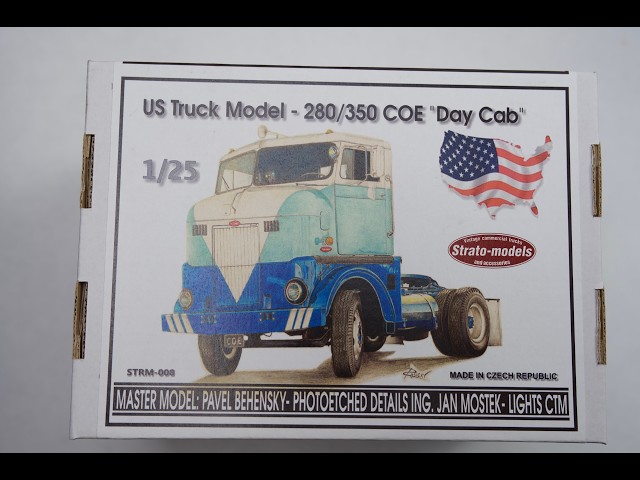 Peterbilt 280/350 COE, STRATO-MODELS, 1/25, 1STRM 008
